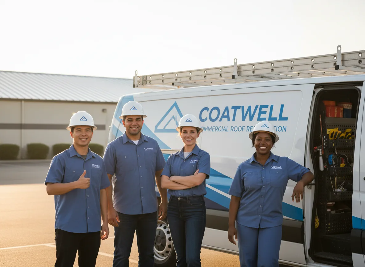 Commercial roof coating company in Foxboro, MA